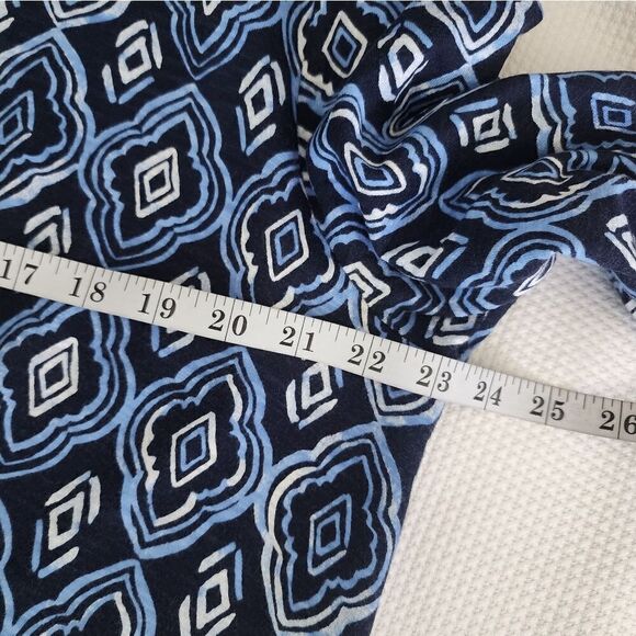 Chico's tunic style blouse asymmetrical hem - Picture 5 of 10